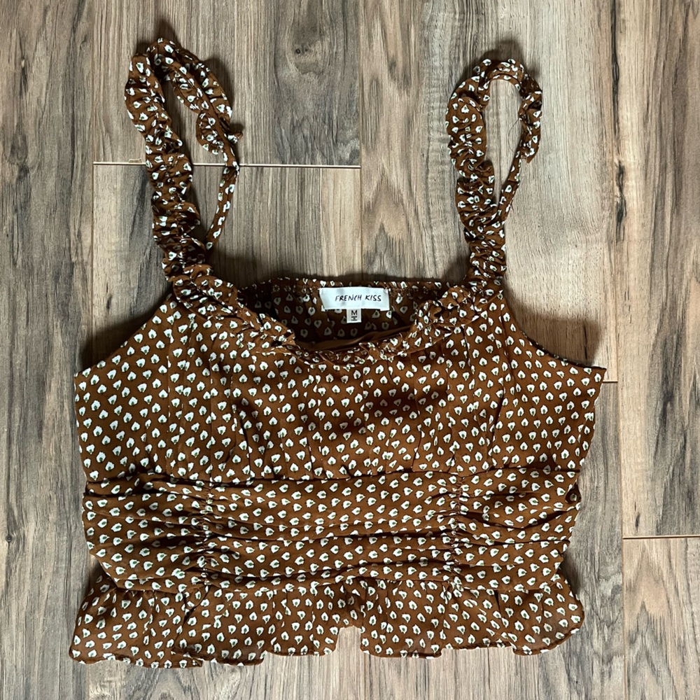 Women’s Brown Crop Top